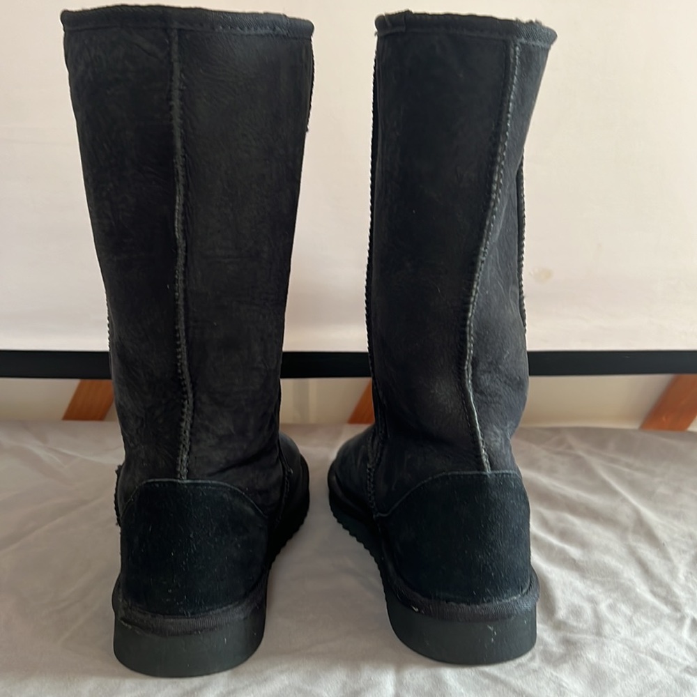 Classic Tall Sheepskin Shearling boots woman size 10 NWOT brand unknown - Picture 2 of 6